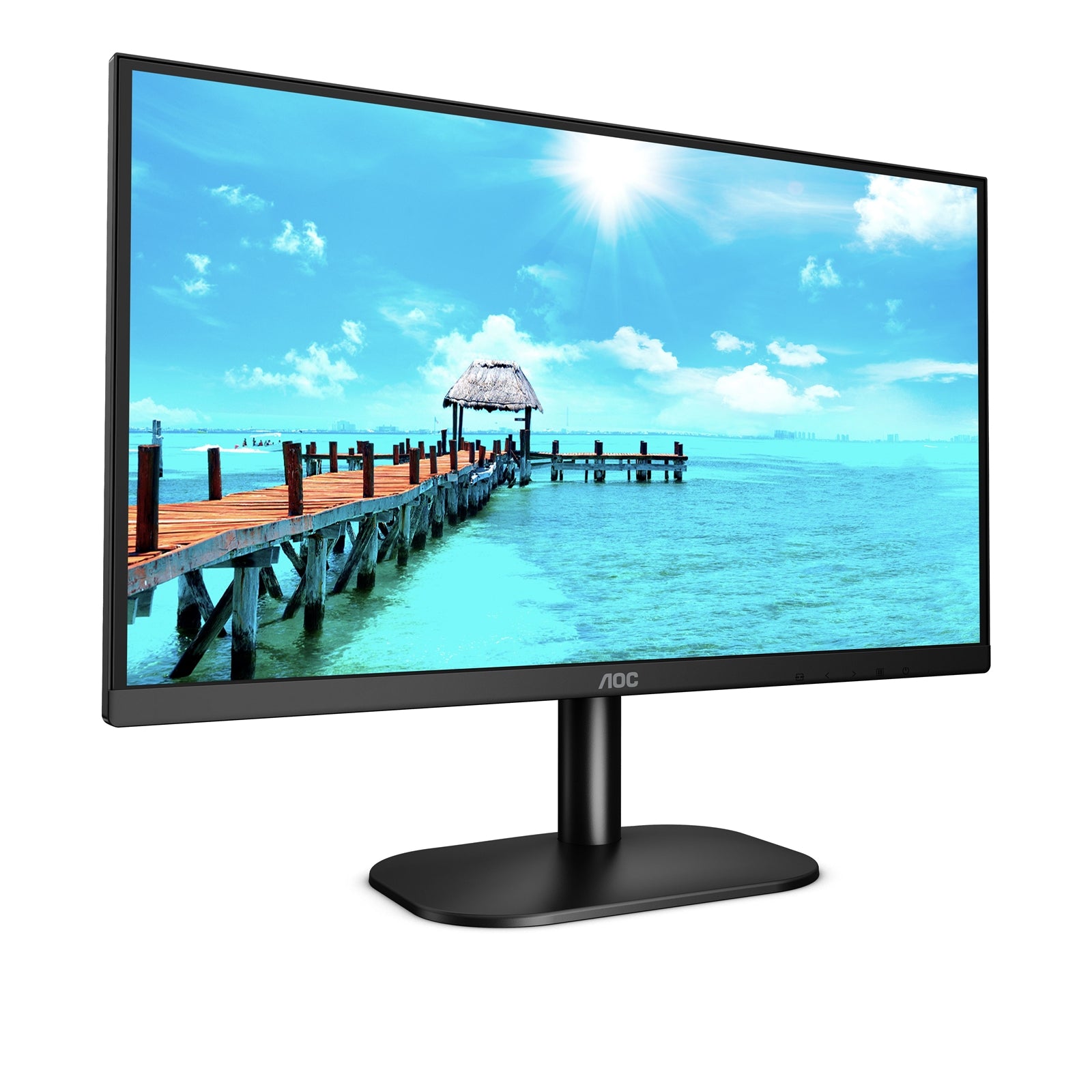 AOC 22B2H/EU 21.5 Inch Frameless Monitor, Full HD, Widescreen, VGA, HDMI, 4ms, 75Hz, VESA, Tilt