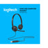 Logitech H340 Stereo Headset USB Plug-and-Play with Noise-Cancelling Mic