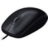 Logitech M90 Wired USB Mouse, 3-Buttons, 1000dpi and Optical Tracking, Ambidextrous Design for PC, Mac and Laptop, Black