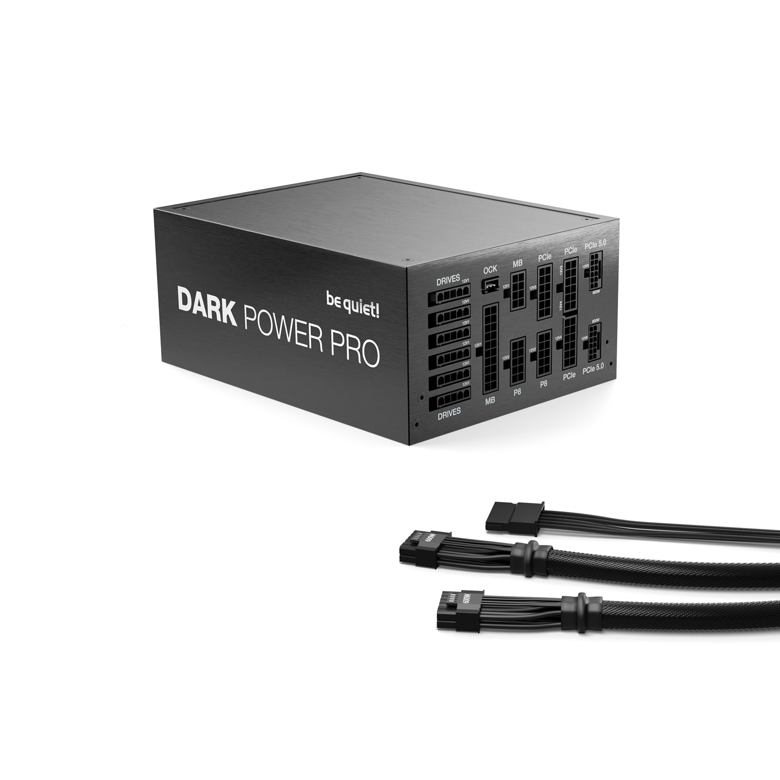 be quiet! Dark Power Pro 13 1600W PSU, 80 PLUS Titanium, ATX 3.0 PSU with full support for PCIe 5.0 GPUs and GPUs with 6+2 pin connectors, 10-year manufacturers warranty