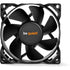 be quiet! Pure Wings 2 High Speed Black Fan, 80mm, 1900RPM, 3-Pin PWM Fan Connector, Black Frame, Black Blades, 7 Airflow-Optimized Fan Blades That Reduce Noise Generating Turbulence