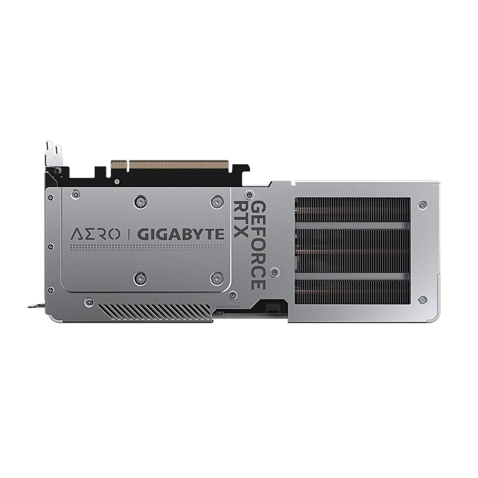 Gigabyte NVIDIA GeForce RTX 4060 Ti AERO OC 8G Graphics Card, 8GB GDDR6, 4352 CUDA Cores, 2580 MHz Core Clock, Triple Fan, White, RGB, 2x DisplayPorts / 2x HDMI Ports