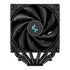 DeepCool AK620 ZERO DARK CPU Cooler, 2x120mm Fan, 1850rpm, 68.99 CFM, PWM, Aluminium Fins, Copper Heatpipes, Intel/AMD