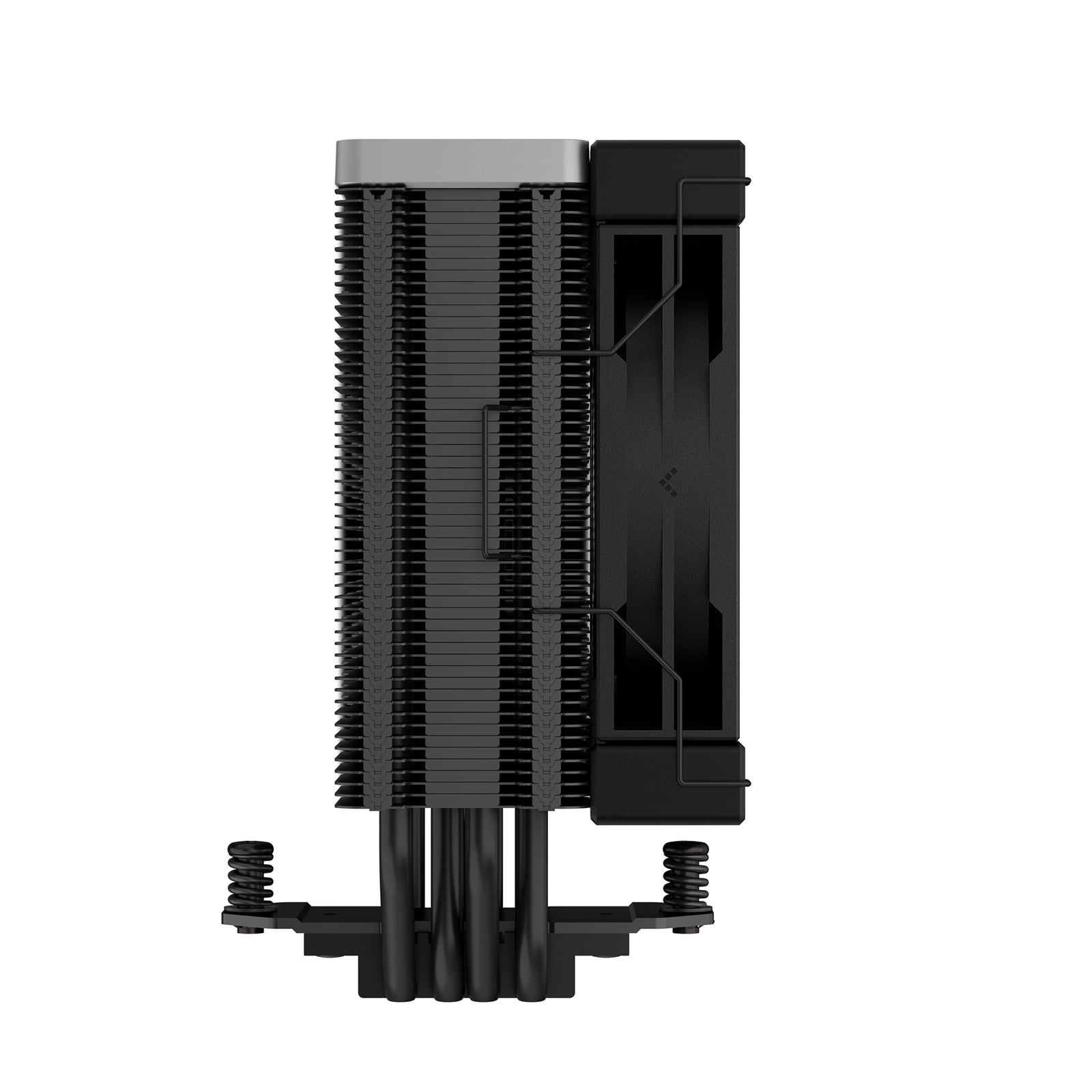 DeepCool AK400 Zero Dark Fan CPU Cooler, Universal Socket, High Performance 120mm Silent Hydro Bearing PWM Black Fan, 1850RPM, 4 Heat Pipes, Unique Matrix Fin Design, All Black, Intel LGA 1700 Bracket Included