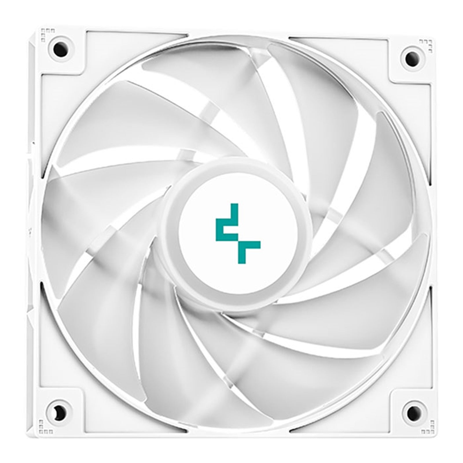 DeepCool LE520 White AIO Cooler, 2x120mm ARGB PWM Fan, Copper Heatsink, Aluminium Radiator, Intel/AMD