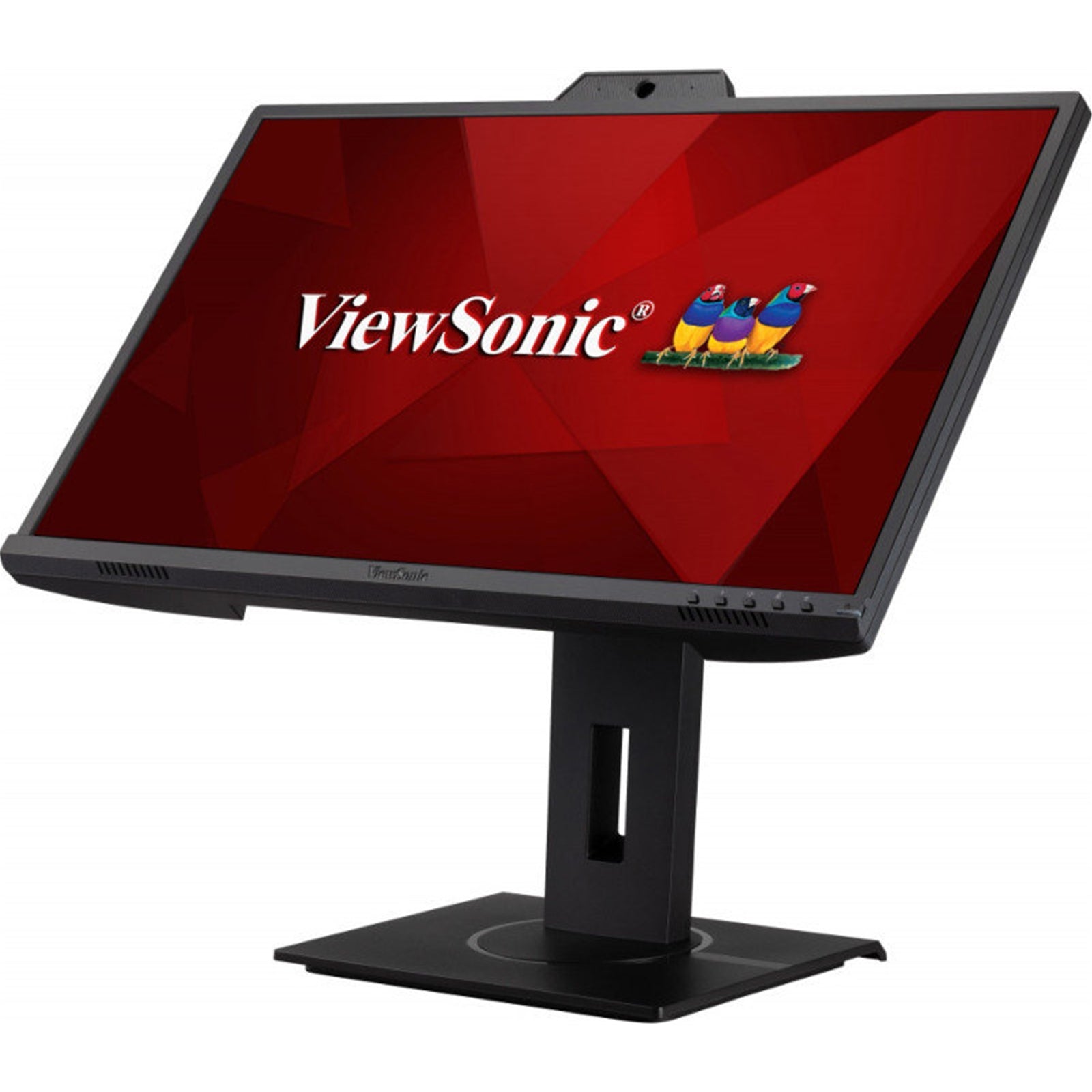 Viewsonic VG2440V 23 Inch Full HD IPS Monitor,  Widescreen, 60Hz, 5ms, VGA, HDMI, DisplayPort, Speakers, Webcam & Micrphone, Height Adjustable