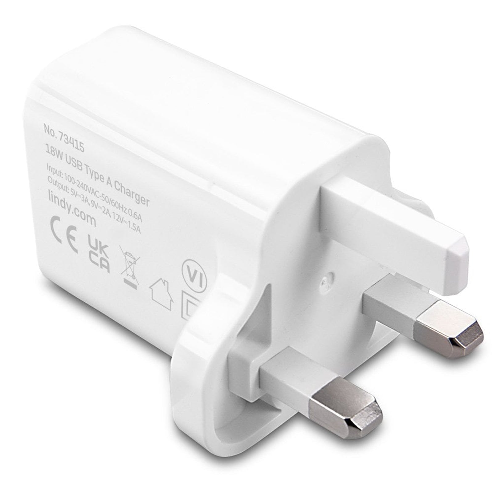 LINDY 73415 18W USB Type A Charger