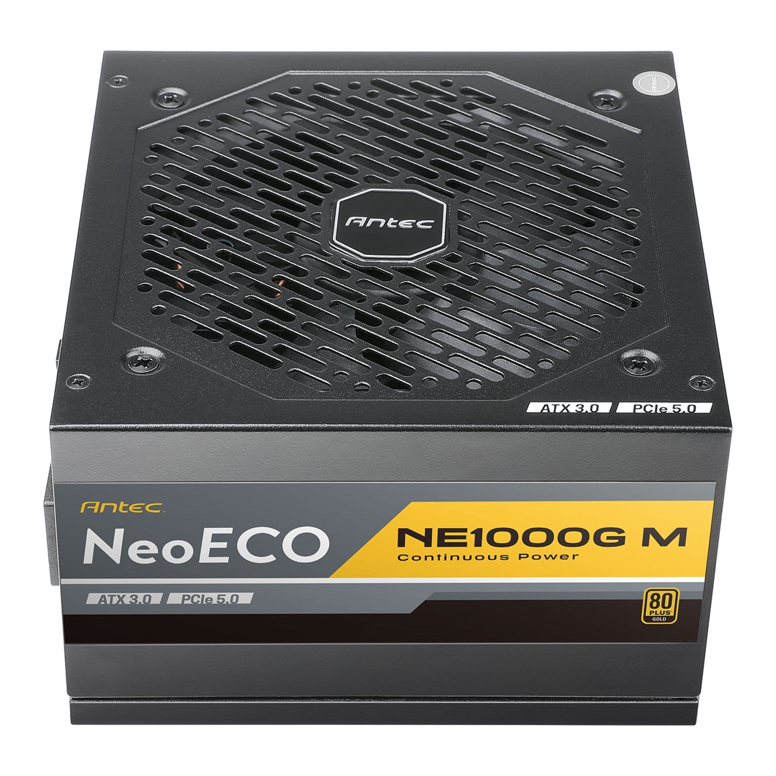 Antec NE1000G M, PCIe 5.0 Ready, Fully Modular, 80PLUS Gold, Single Rail, 83A, 120mm FDB Fan, ATX3.0 PSU