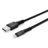 Lindy 31319 0.5m USB-A (M) 2.0 To Lightening (M) MFi Certified 480Mbps Cable - Black