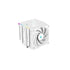 DeepCool AK620 Digital CPU Cooler, White, 2x 120mm Fan, Dual Tower, ARGB, 6x Direct Touch Copper Heatpipes, Intel/AMD