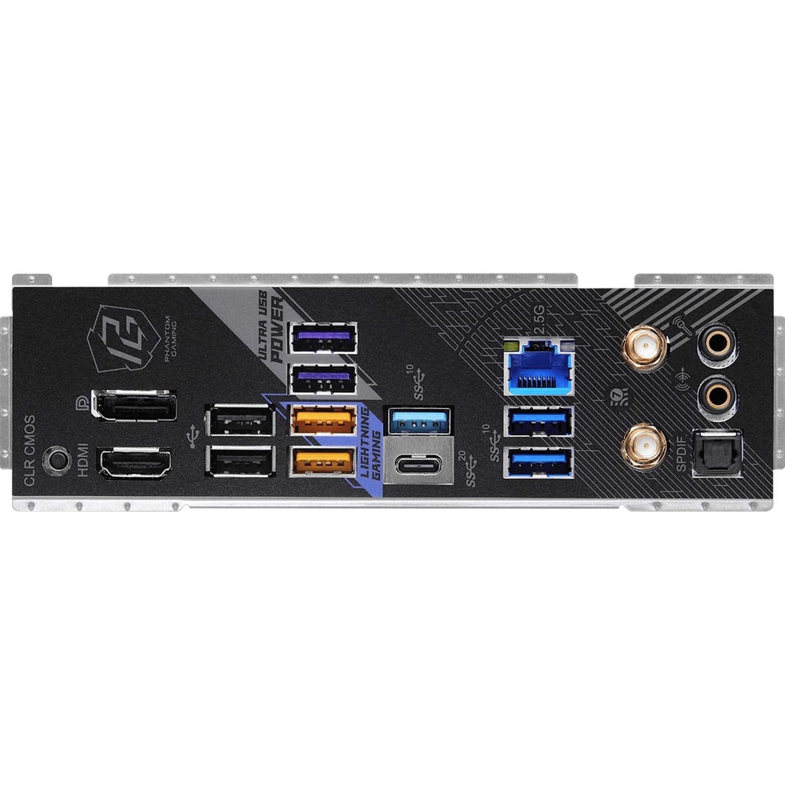 ASRock Z790 Nova WiFi PHANTOM GAMING Intel 1700 Socket Motherboard, ATX, 4x DDR5 Slots, 7x M.2 Sockets, 2x USB-C Port, Fitted I/O Shield, 2.5GbE LAN, Wi-Fi 7, 1x DisplayPort / 1x HDMI Port