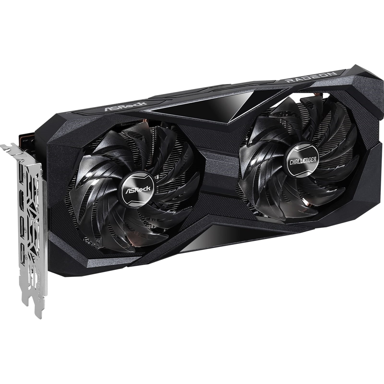 ASRock AMD Radeon RX 7600 Challenger 8GB OC Graphics Card, 8GB GDDR6, 2048 Streams, 2695 MHz Boost Clock, Dual Fan, 3x DisplayPorts / 1x HDMI Port