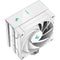 DeepCool AK400 Digital CPU Cooler, White, 1x 120mm Fan, Single Tower, ARGB, 4x Direct Touch Copper Heatpipes, Intel/AMD