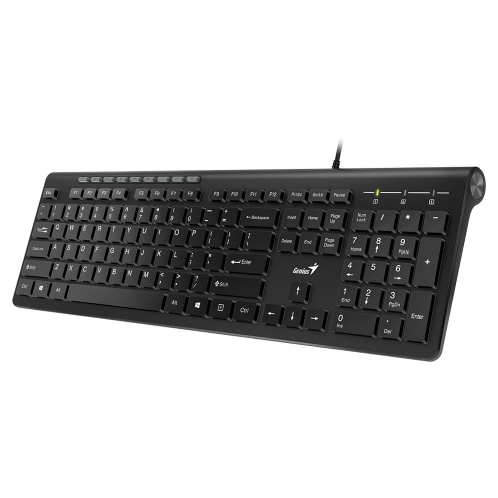 Genius SlimStar 8230 Bluetooth 5.3 and 2.4GHz Wireless Keyboard and Mouse Set, 12 Multimedia Function Keys, Full Size UK Layout, Optical Sensor Mouse, 1200dpi, Connect up to 3 devices simultaneously