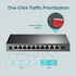 TP-Link TL-SG1210MP 10-Port Metal Gigabit Desktop Switch with 8-Port PoE+ (123W)