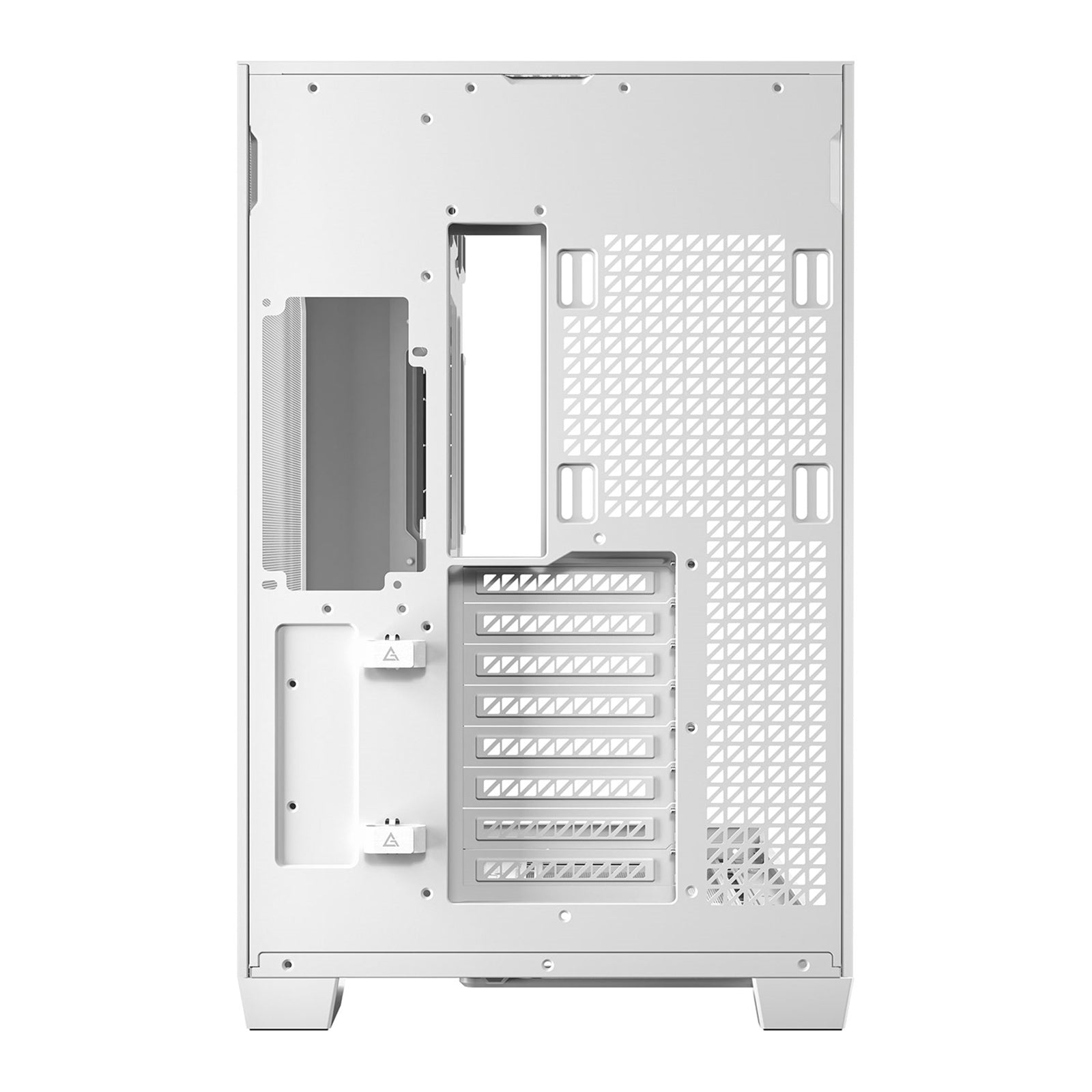 ANTEC Constellation C8 Dual Chamber Case, Gaming, White, Full Tower, 2 x USB 3.0 / 1 x USB Type-C, Seamless Left and Front Tempered Glass Side Panel, E-ATX, ATX, Micro ATX, ITX