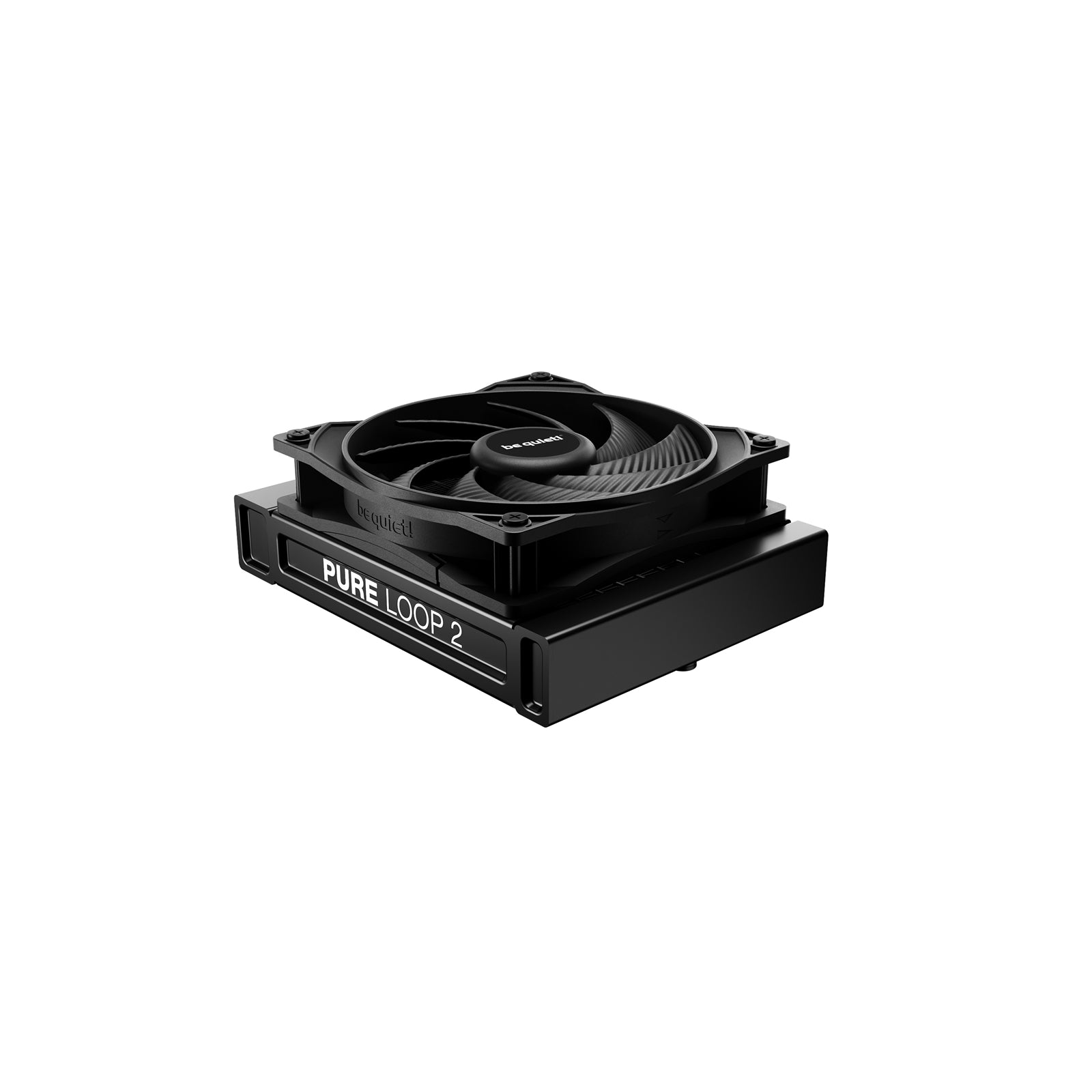 be quiet! Pure Loop 2 120mm AIO CPU Water Cooler, Universal Socket, 120mm Radiator, Pure Wings 3 120mm PWM high-speed fan, 2100RPM, ARGB, 3-year manufacturers warranty