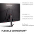 Viewsonic Omni VX3218C-2K 32 Inch Curved Gaming Monitor, QHD, 165Hz, Freesync, 2xHDMI, DisplayPort, 1ms VESA, Speakers