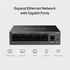Mercusys MS105GS 5 Port Gigabit Ethernet Network Switch Steel Case
