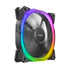 Antec Fusion 120mm ARGB 3 Fan Pack, Black, 3x120mm ARGB Fans, Upto 2000RPM, 57.93CFM Airflow, 31.24dB Max, 4-pin PWM 3-pin LED