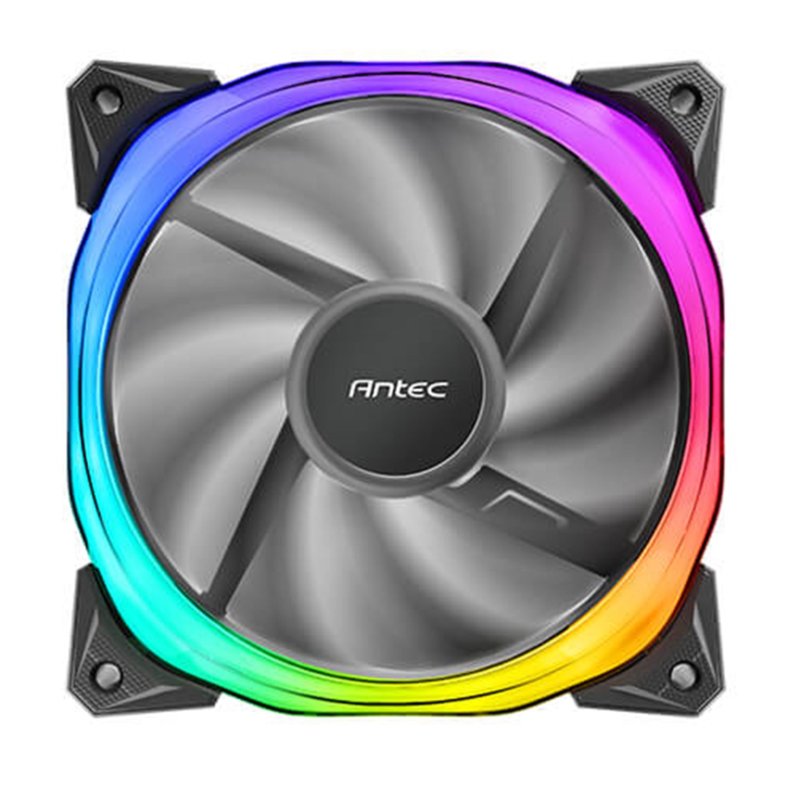 Antec Fusion 120mm ARGB 3 Fan Pack, Black, 3x120mm ARGB Fans, Upto 2000RPM, 57.93CFM Airflow, 31.24dB Max, 4-pin PWM 3-pin LED