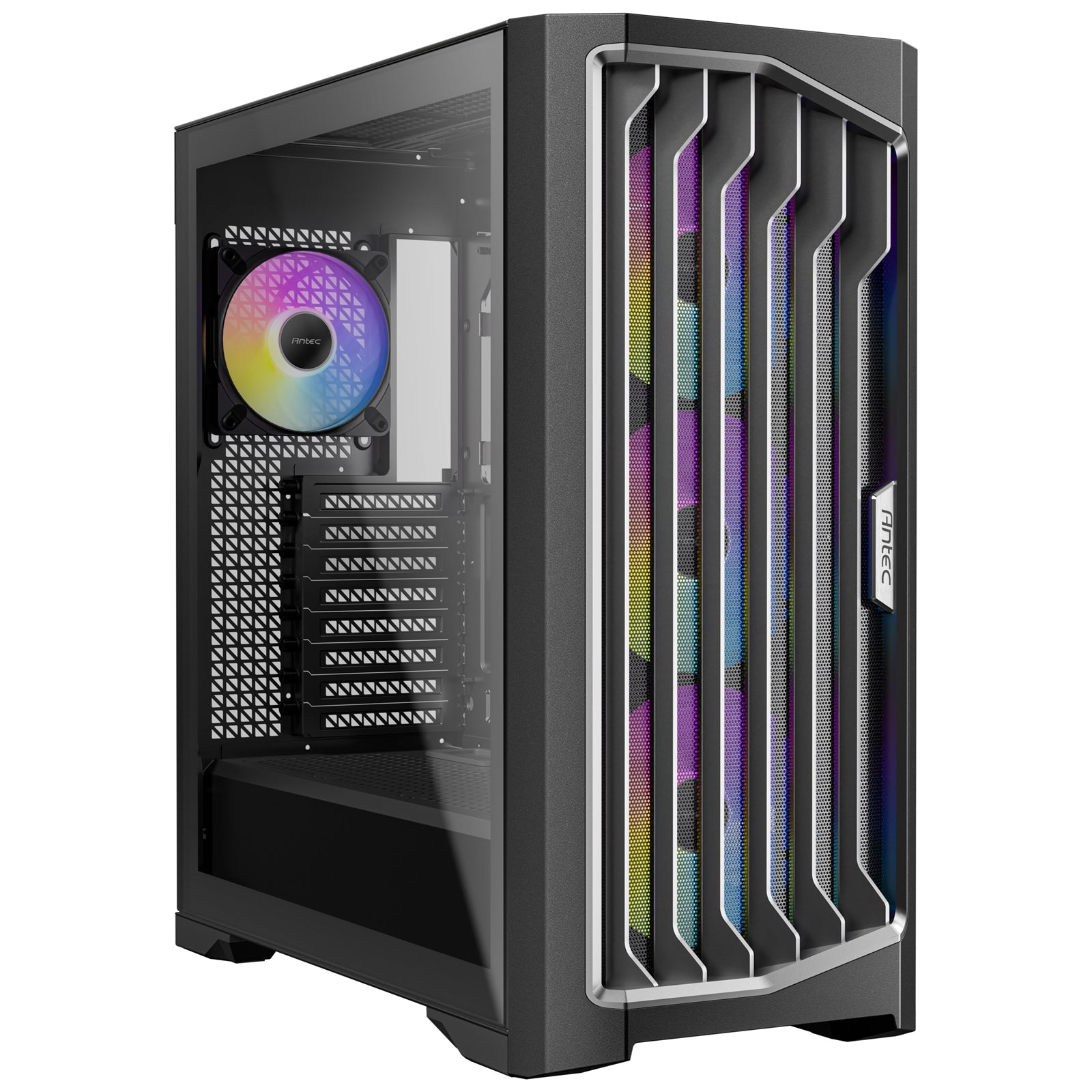 Antec Performance 1 FT ARGB Full Tower Tempered Glass PC Gaming Case - High-Airflow, E-ATX Compatible, with RGB Fans | 3 x 140mm ARGB Fans, Tool-Free Access, Dual 360mm Radiator Support, and Superior Cable Management