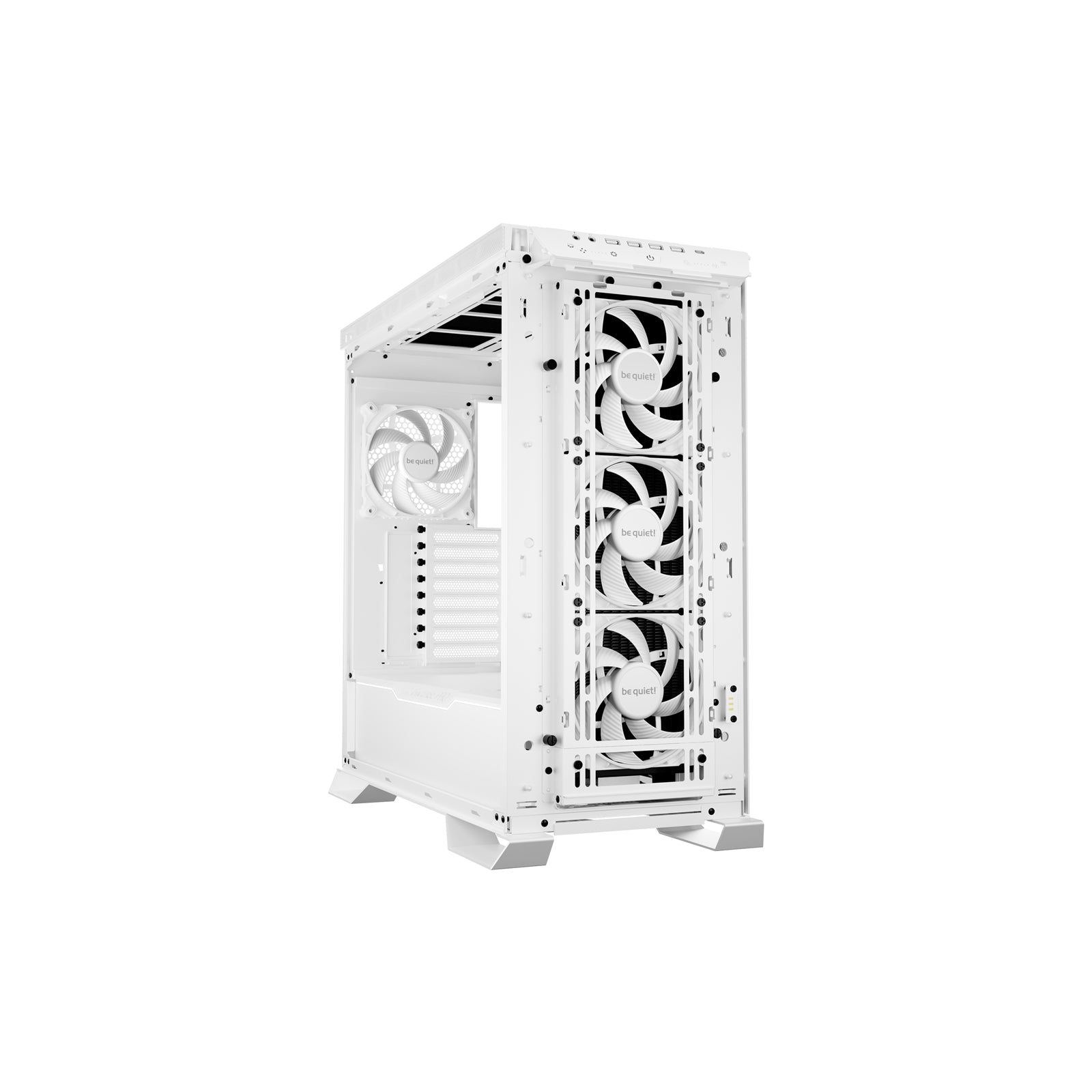 be quiet! Dark Base Pro 901 Full Tower Gaming PC Case, White, 4x USB 3.2 Type A, Interchangeable Top Cover and Front Panel, Touch Sensitive Controller, 3x Silent WIngs 4 PWM Fans, ARGB Lighting