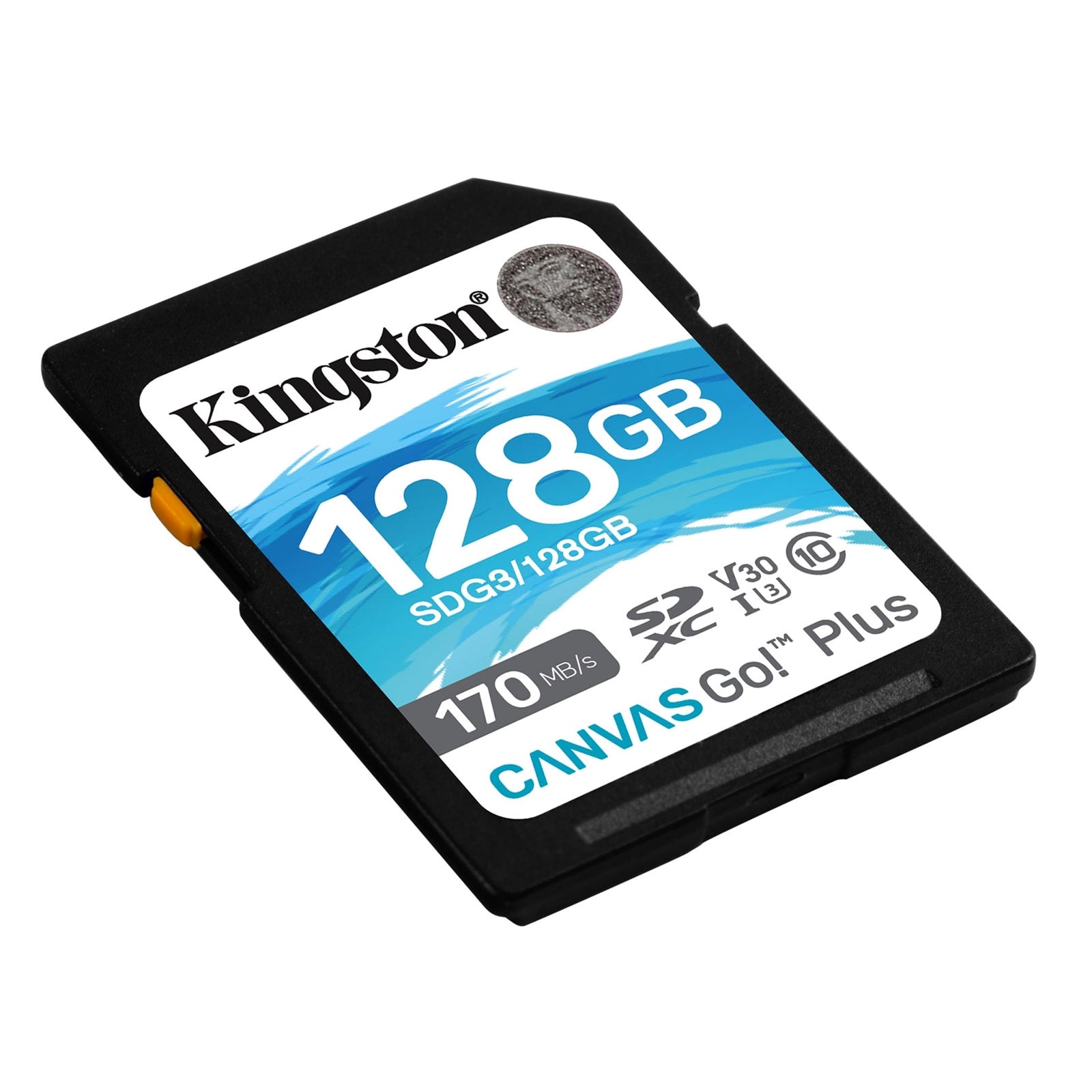 Kingston Canvas Go! Plus SDCG3/128GB 128GB Flash Card, UHS-1 (U3)