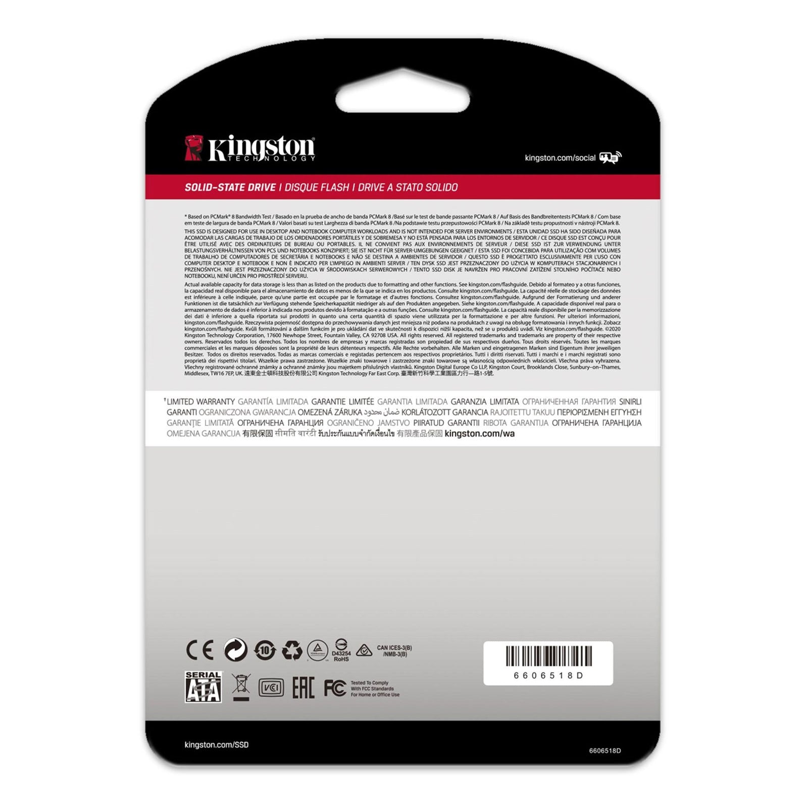 Kingston A400 (SA400S37/480G) 480GB, 2.5 Inch SSD, SATA 3 Interface, Read 500MB/s, Write 450MB/s, 3 Year Warranty