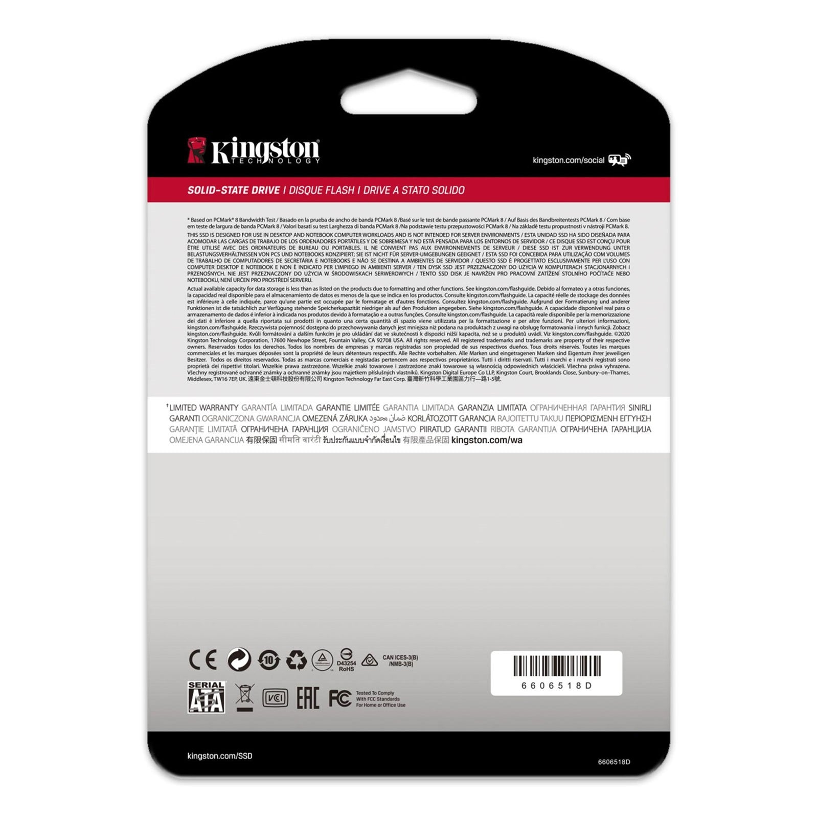 Kingston A400 (SA400S37/960G) 960GB, 2.5 Inch SSD, SATA 3 Interface, Read 500MB/s, Write 450MB/s, 3 Year Warranty