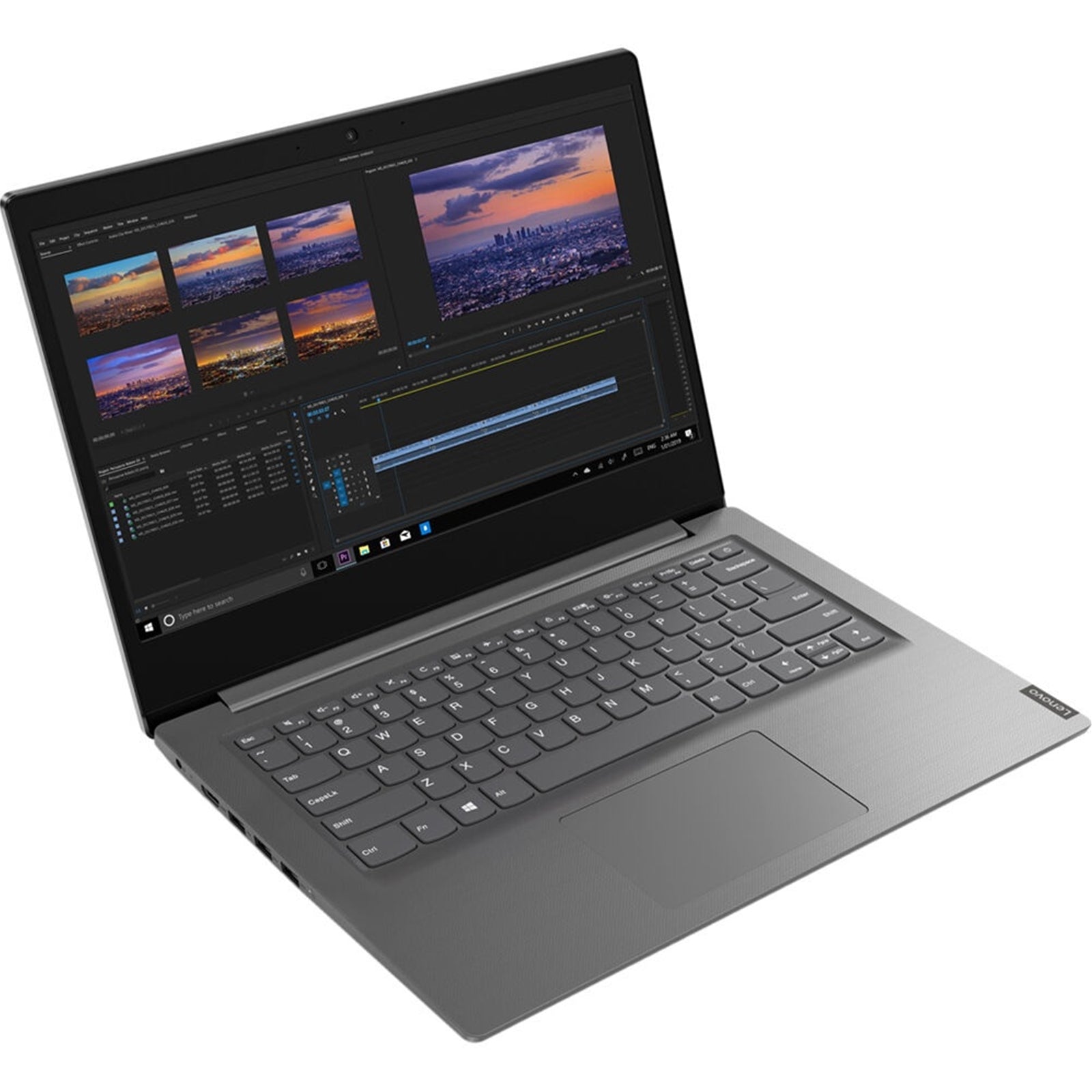 Lenovo V14 IIL Laptop, 14 Inch HD Anti-glare Screen, Intel Core i3-1005G1 10th Gen, 8GB DDR4 RAM, 256GB SSD, Intel UHD Graphics, Windows 10 Pro, Iron Grey with 2 year warranty