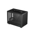 DeepCool CH160 Ultra-Portable Gaming Case Black Micro Tower with Tempered Glass Side Window Panel, Advanced Cooling, USB 3.0/USB-C Ports, Pre-Installed Fans, Mini-ITX