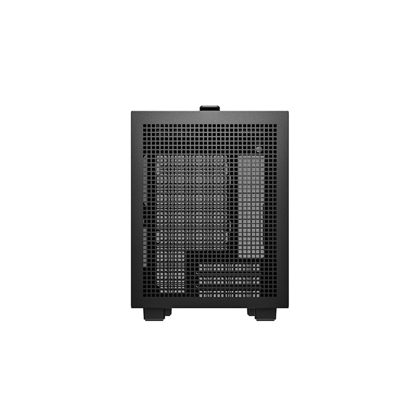 DeepCool CH160 Ultra-Portable Gaming Case Black Micro Tower with Tempered Glass Side Window Panel, Advanced Cooling, USB 3.0/USB-C Ports, Pre-Installed Fans, Mini-ITX