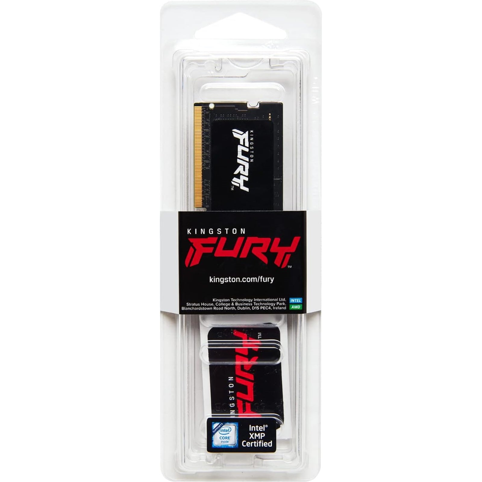 Kingston Fury Impact PnP 16GB 5600MT/s DDR5 CL40 SODIMM Notebook Gaming Memory Single Module