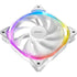 Antec Fusion Case Fan 120mm ARGB, White, Upto 2000RPM, 57.93CFM Airflow, 31.24dB Max, 4-pin PWM 3-pin LED