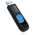 Adata UV128 64GB USB 3.2 Gen 1 Flash Drive, Capless Design, Black/Blue