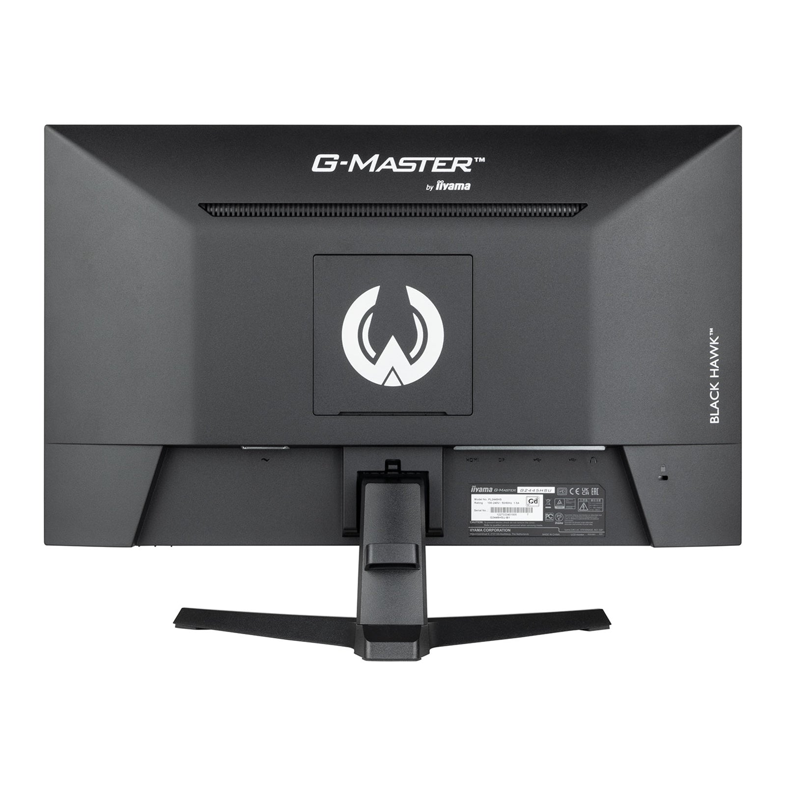 iiyama G-MASTER GB2445HSU-B1 24 inch IPS Monitor, Full HD, 1ms, HDMI, DisplayPort, USB Hubx2, Freesync, 100Hz, Speakers, Black, Internal PSU, VESA, Height Adjustable, Swivel