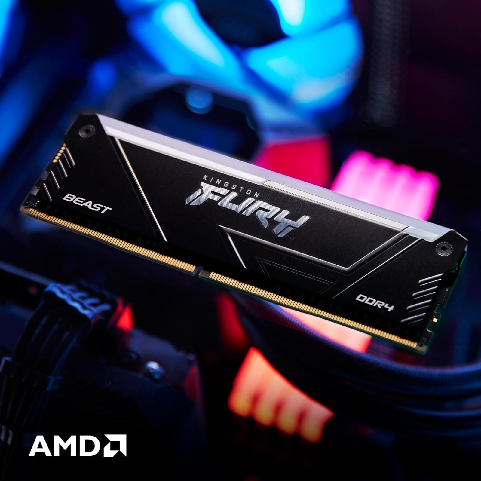 Kingston Fury Beast KF432C16BB2A/8 (1x8GB) DDR4 3200MHz RGB System Memory