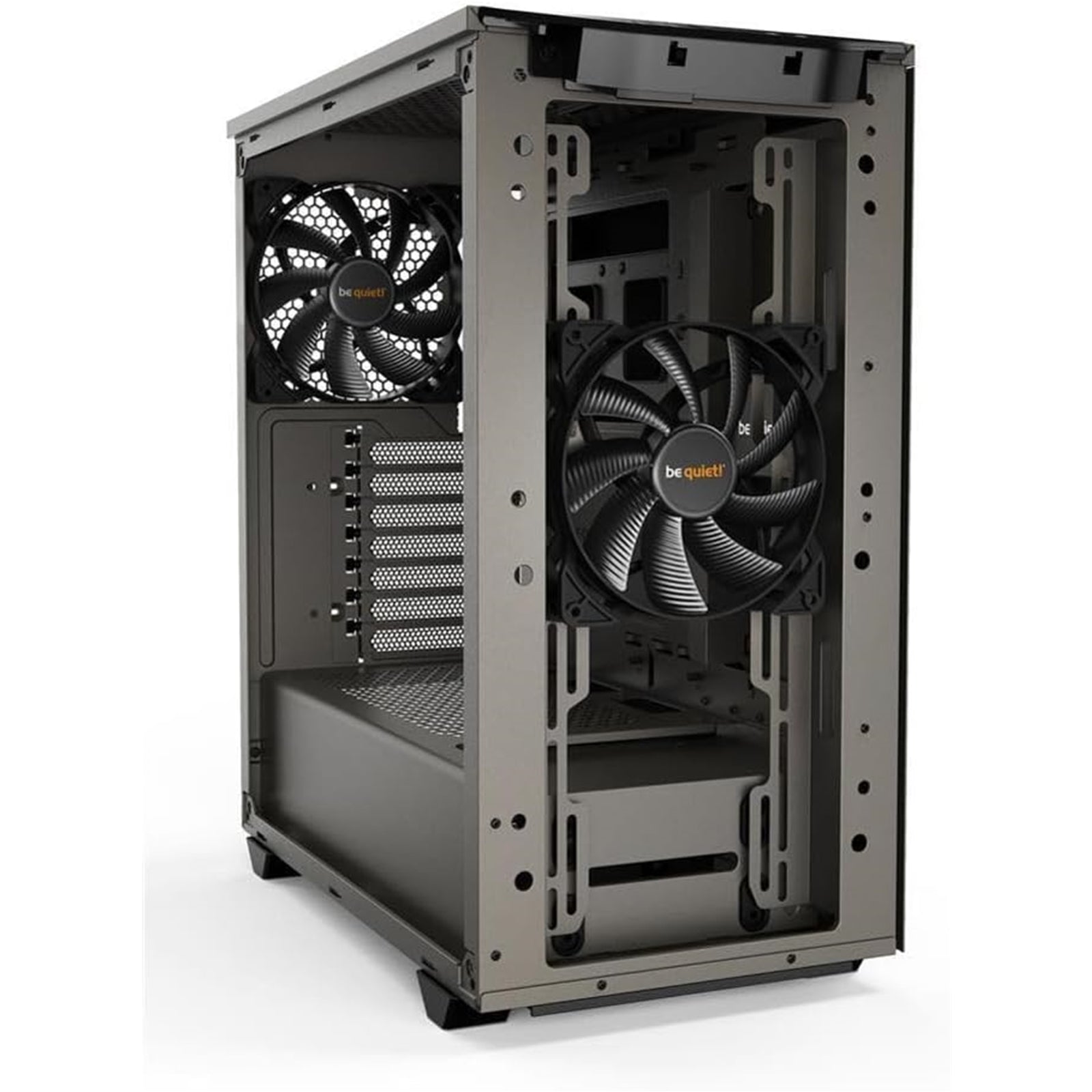 Be Quiet! Pure Base 500 Gaming Case, ATX, 2 x Pure Wings 2 Fans, PSU Shroud, Metallic Grey