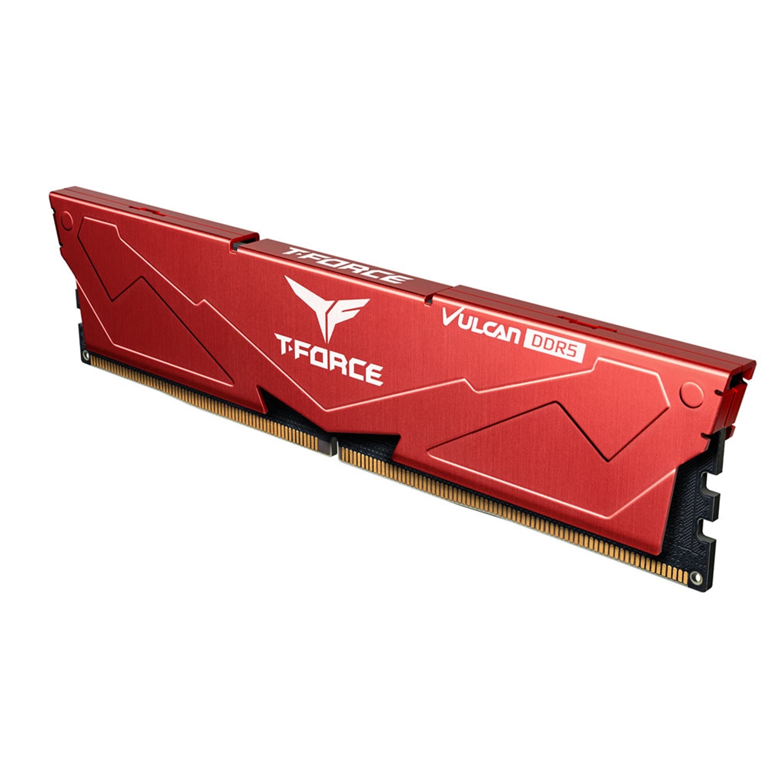 Team T-Force Vulcan FLRD532G5600HC38GDC01 32GB (2x16GB) System Memory, 5600MHz, CL38, DDR5 Kit, Red