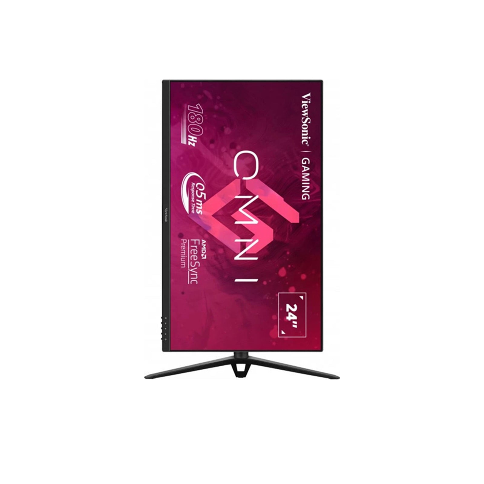 Viewsonic VX2428J 24-Inch Full HD IPS Gaming Monitor, 180Hz, Freesync, HDMI, Displayport, 0.5ms, VESA, Height Adjust, Pivot