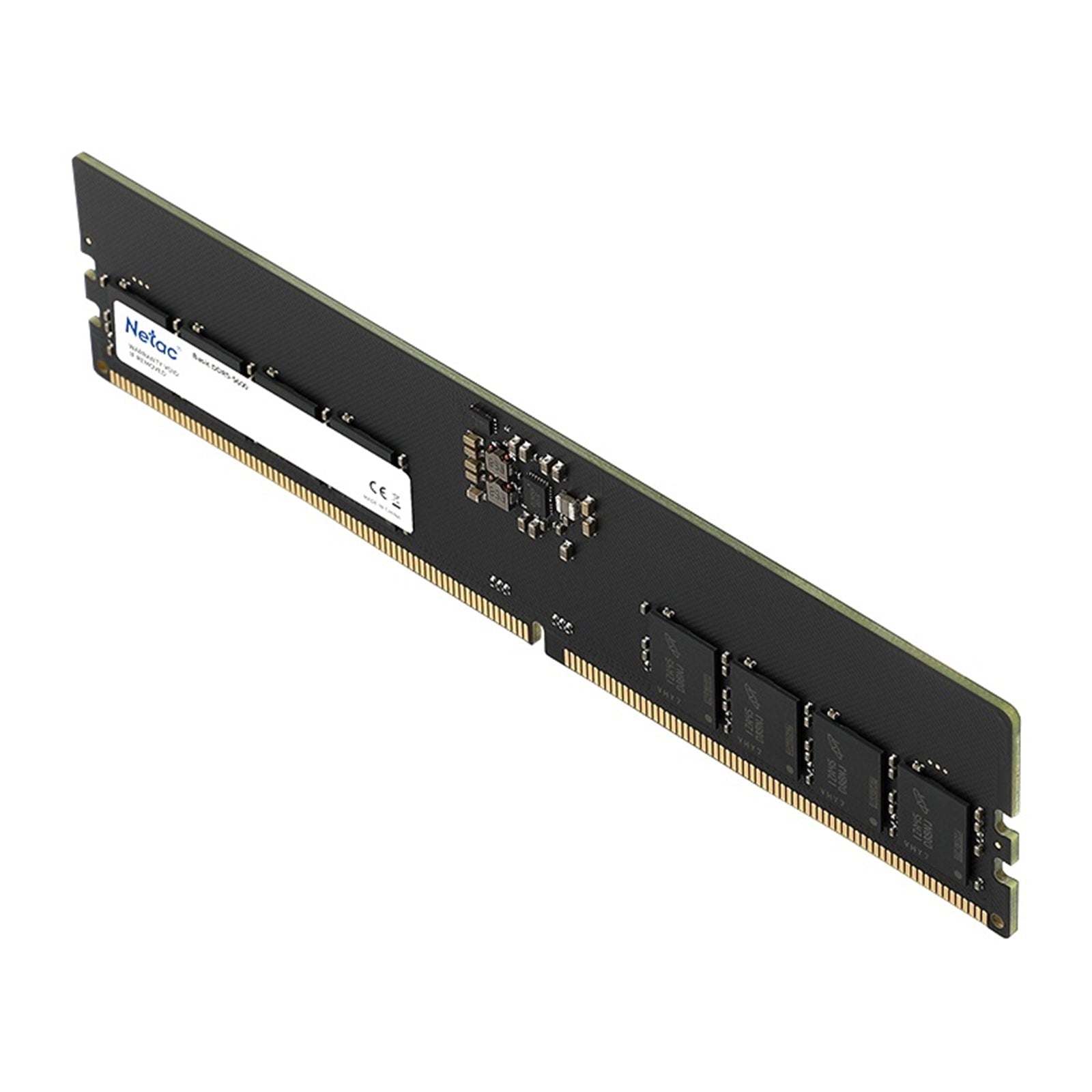 Netac NTBSD5P56SP-16 16GB DIMM System Memory, DDR5, 5600MHz, 1 x 16GB, 288 Pin, 1.35v, CL46-45-45-90 Bulk Packed