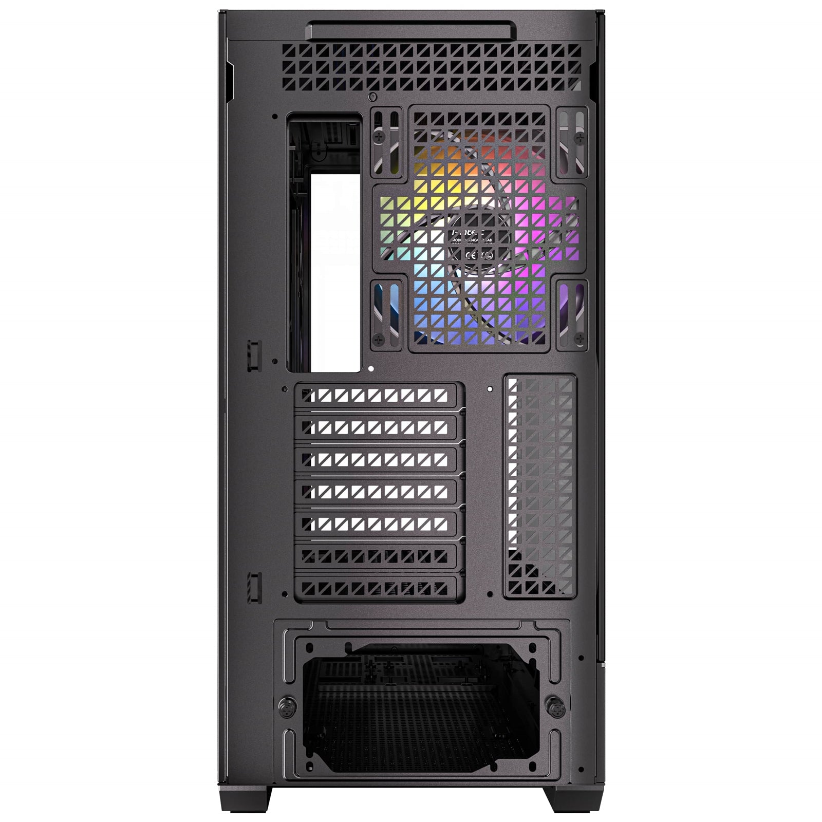 Antec C7 ARGB Mid Tower Tempered Glass PC Gaming Case - Black, 3x 120mm & 1x 140mm ARGB Fans, USB 3.2 Gen2, EATX/ATX/mATX/mITX Support