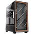 Antec FLUX Mid Tower PC Case - Tempered Glass, Black/Wood, 5 PWM Fans, USB-C, E-ATX/ATX/mATX/ITX Compatibility