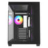 CRONUS Pallas Case, Gaming, Black, Mid Tower, 1 x USB 3.0 / 2 x USB 2.0, Tempered Glass Front & Side Window Panels, RGB LED Fans, ATX, Micro ATX, Mini-ITX, Stealth Motherboard Compatible