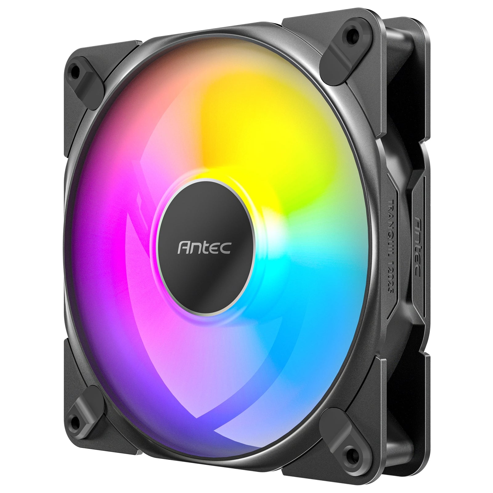 Antec Tranquil 120 ARGB 3-Pack Case Fans with Controller - 120mm High Performance PWM Fans with Addressable RGB Lighting and Fan Control Hub