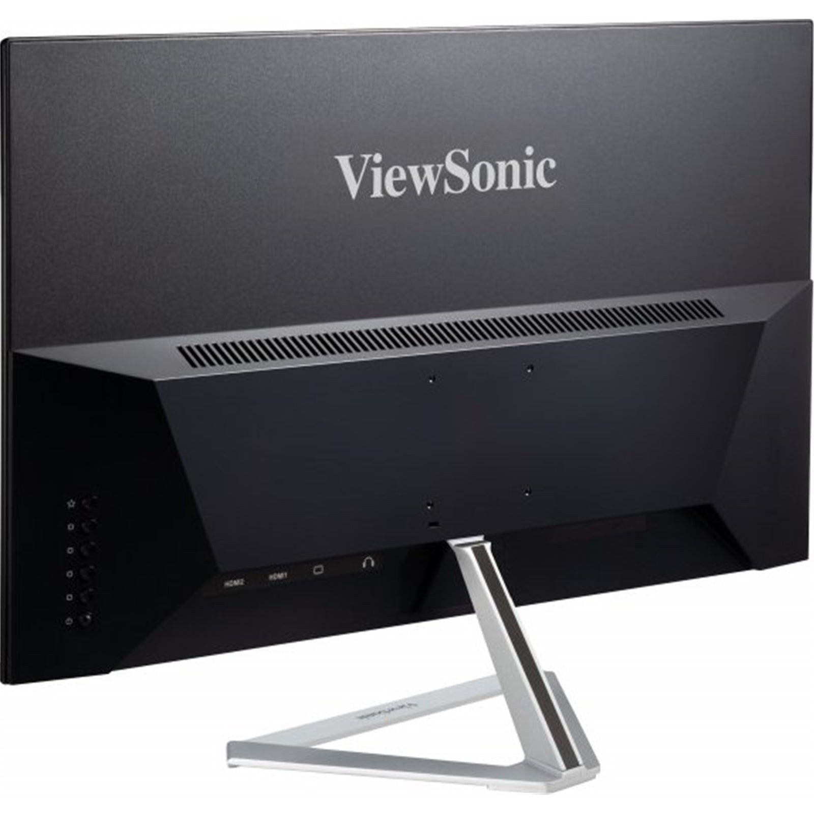 Viewsonic VX2776-SMH 27 Inch IPS Frameless Monitor, Full HD, 100Hz, 4ms, VGA, 2xHDMI, Int PSU, VESA, Chrome Stand, Speakers