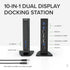 Plugable UD-6950Z Universal Dual Monitor 4K USB-A/USB-C DisplayLink Certified Docking Station