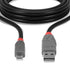 Lindy 36730 0.2m USB 2.0 Type A to Micro-B Cable, Anthra Line