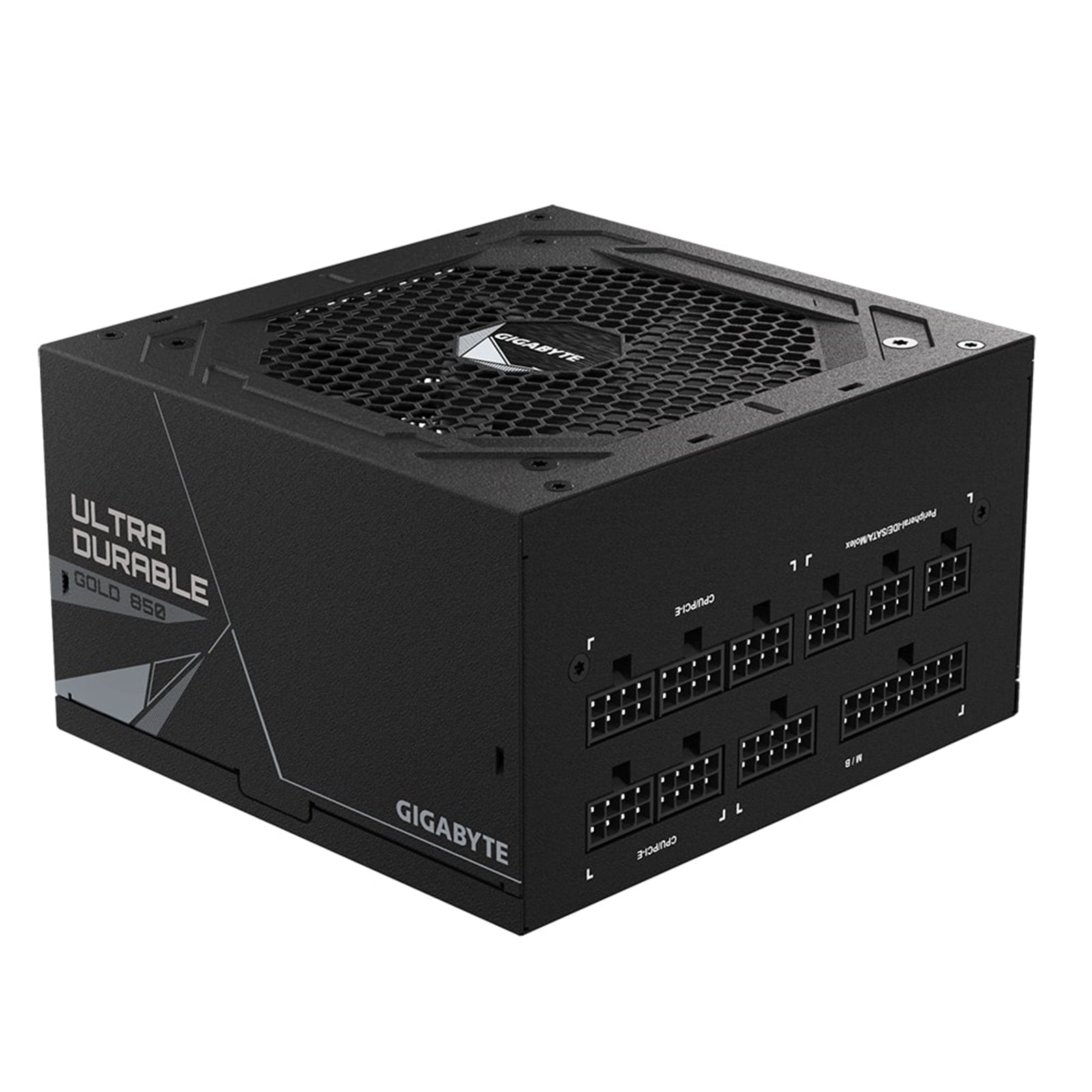 GIGABYTE GP-UD850GM 850W 80 Plus Gold Certified Fully Modular Power Supply, Ultra Durable with Japanese Capacitors, Enhanced Thermal Solution, 120mm Smart Hydraulic Bearing Fan, Compact Design, Ideal for High-Performance Systems